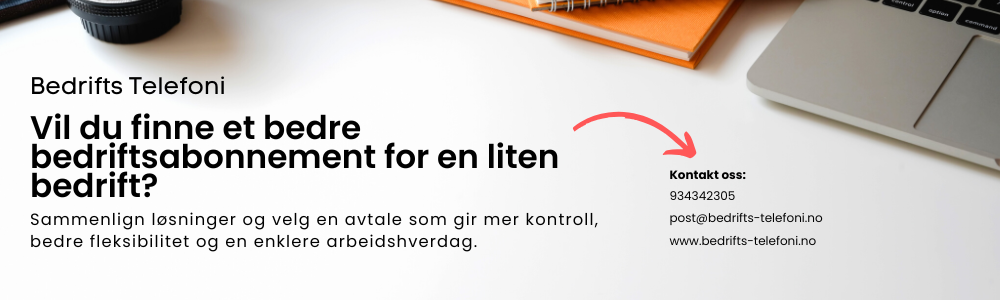 Vil du finne et bedre bedriftsabonnement for en liten bedrift