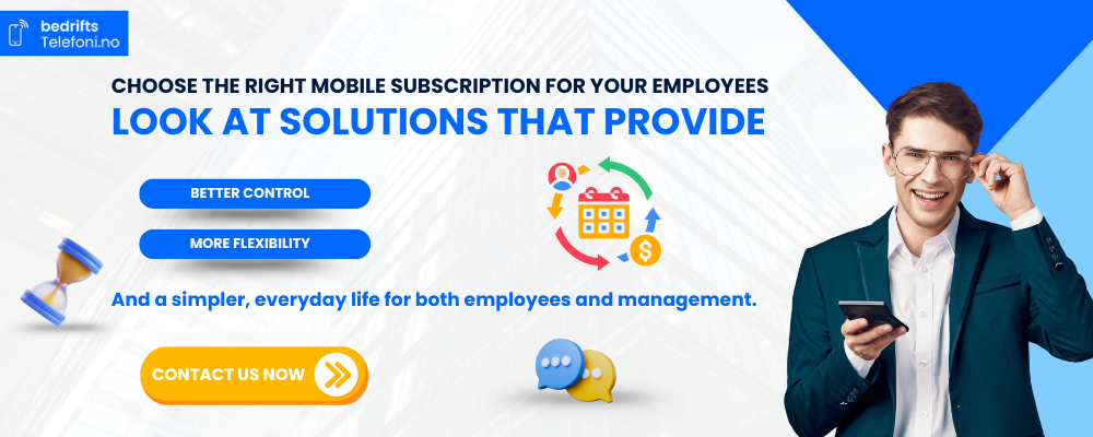 Choose the right mobile subscription for your employees