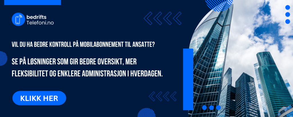 Vil du ha bedre kontroll på mobilabonnement til ansatte
